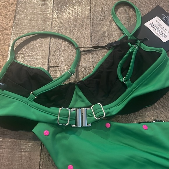 Cynthia Rowley Studded Bikini Top and Bottoms - Picture 8 of 9